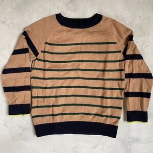 Mayoral Boys Striped Cotton Blend Sweater Size 3 Classic Preppy Timeless Style